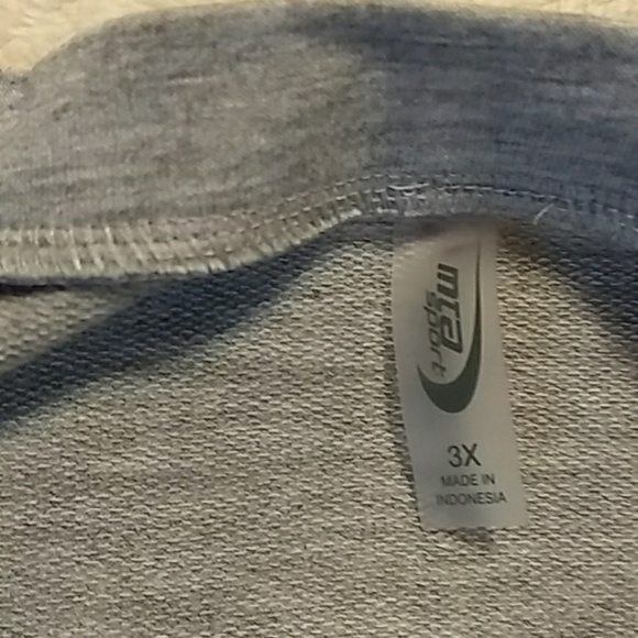 MTA Sport Tops Mta Sport Sleeveless Sweatshirt Sz 3x Poshmark